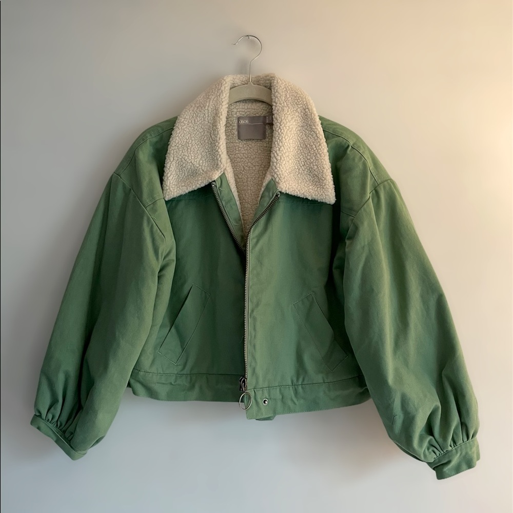 Mint Cropped Jacket